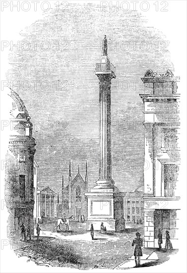 The Grey Column, Newcastle, 1845. Creator: Unknown.