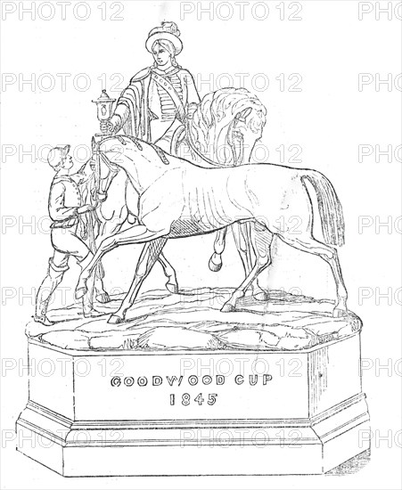 The Goodwood Cup, 1845. Creator: Unknown.