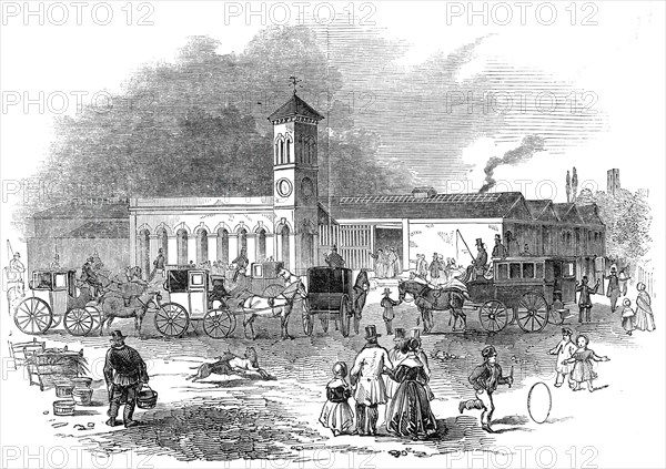 Norwich Station, 1845. Creator: Unknown.