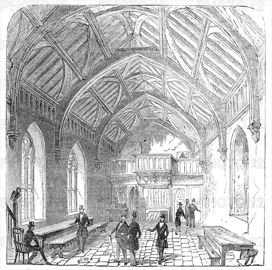 The Hundred Mennes Hall, St. Cross, 1845. Creator: Unknown.