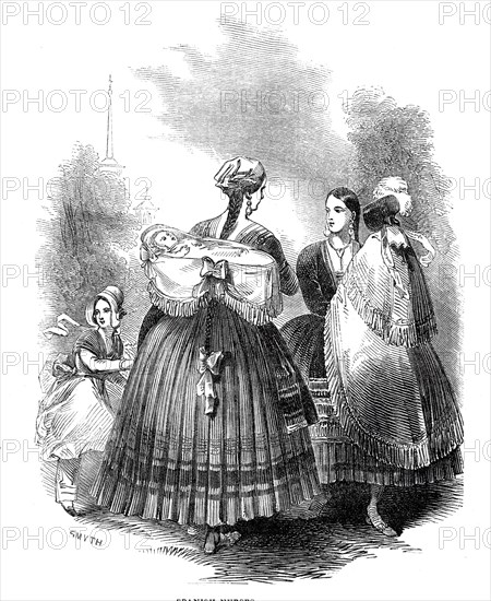 Spanish nurses, 1845. Creator: Smyth.