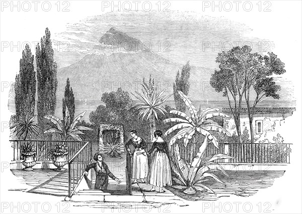 Garden in the Azores, 1845. Creator: Unknown.