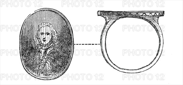 Signet-ring of the Pretender, 1845. Creator: Unknown.