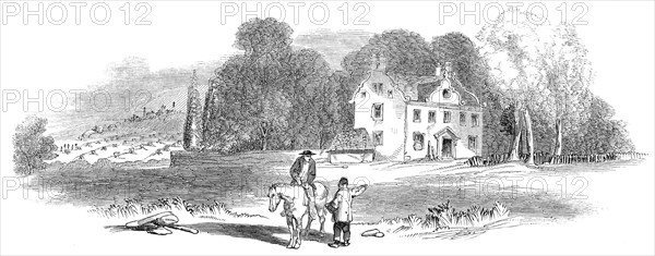 Col. Gardiner's house, and field of Prestonpans, 1845. Creator: Unknown.