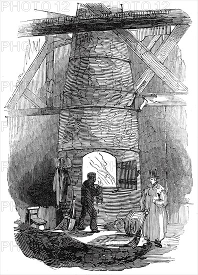 The Kiln, London Docks, 1845. Creator: Unknown.