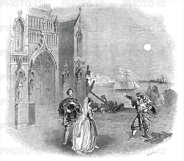 Scene from the opera of "The Enchantress", at Drury Lane Theatre, 1845. Creator: Smyth.