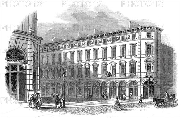 Royal Exchange Buildings, 1845. Creator: Smyth.
