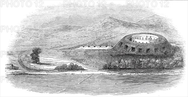 Fort at Tamatave, Madagascar, the scene of the late affray, 1845. Creator: Unknown.