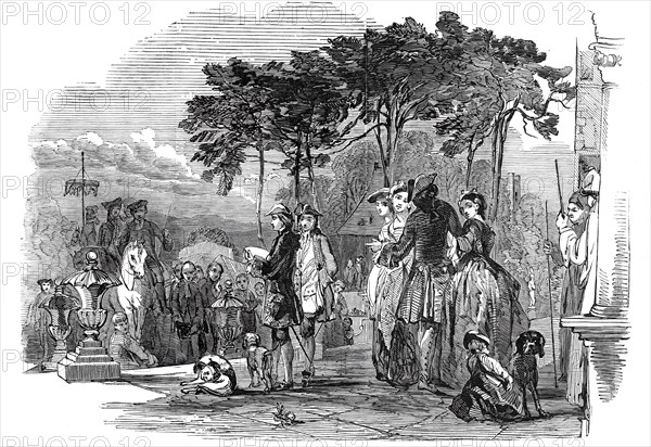 Opening of "Horn Fair" at Charlton, in 1745, 1845. Creator: Unknown.