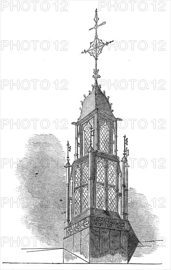 The Great Hall lantern of Lincoln's Inn New Buildings, 1845. Creator: Unknown.