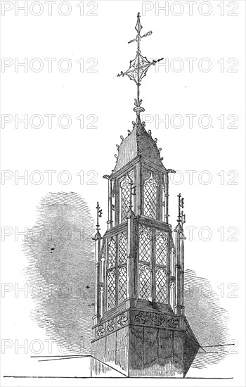 The Great Hall lantern of Lincoln's Inn New Buildings, 1845. Creator: Unknown.