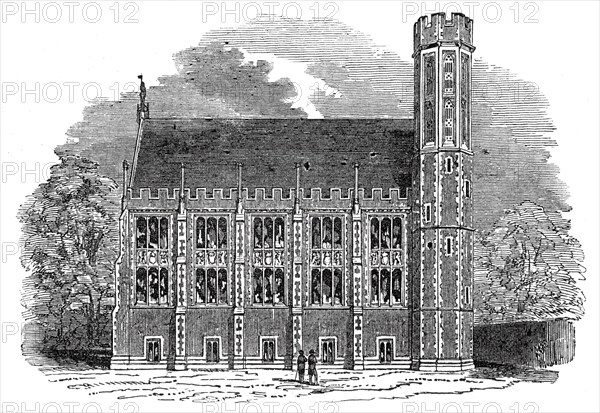 The Library, Lincoln's Inn New Buildings, 1845. Creator: Unknown.