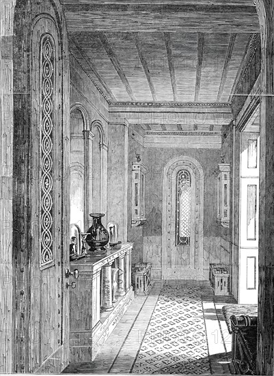 The Vestibule, Lansdown Tower, 1845. Creator: Unknown.