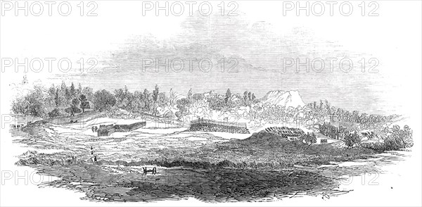 The recent conflict at New Zealand - from a sketch by a correspondent, 1845. Creator: Unknown.