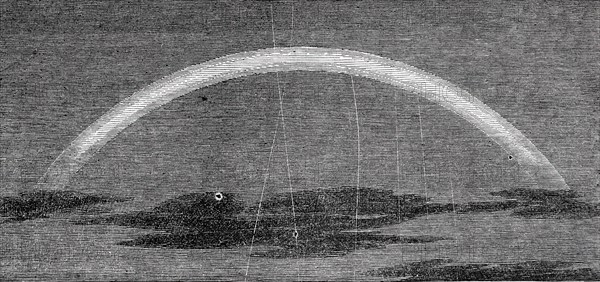 Lunar rainbow, 1844. Creator: Unknown.