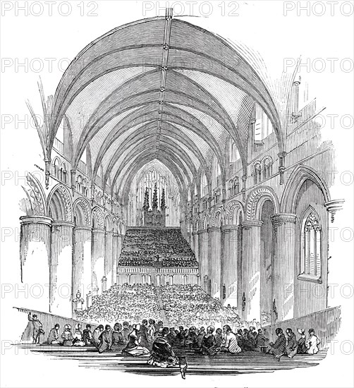 The Gloucester Musical Festival, 1844. Creator: Unknown.