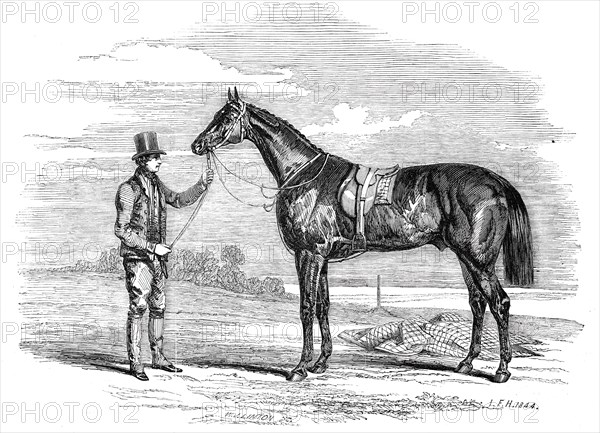 Foigh-a-Ballagh, the winner of the Great St. Leger..., 1844. Creator: Unknown.