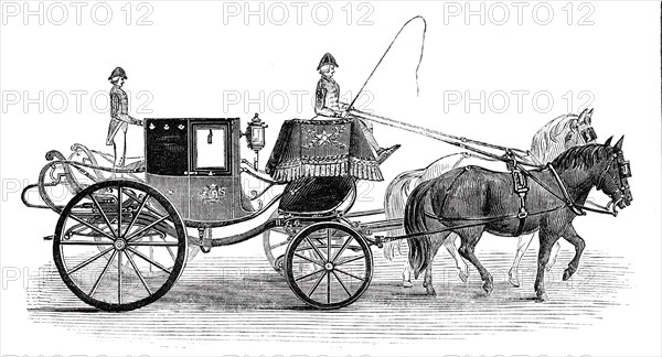 General Tom Thumb's carriage, 1844. Creator: Unknown.