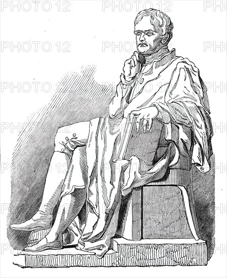 Statue of the late Dr. Dalton, 1844. Creator: Unknown.