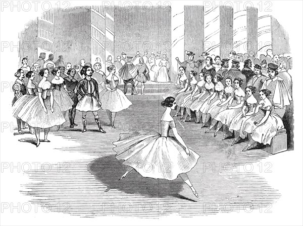 Mademoiselle Cerito, in the ballet of "Alma", 1844.  Creator: Unknown.