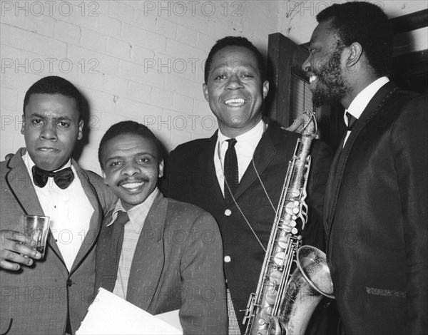 Wayne Shorter and Charlie Rouse, London, 1961.