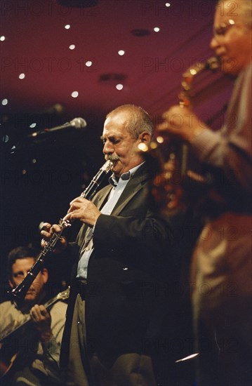 Kenny Davern, Bob Wilber and James Chirillo, Nairn International Jazz Festival, Scotland,  2004.