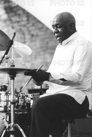 Mickey Roker, Brecon Jazz Festival, Powys, Wales, 1997.