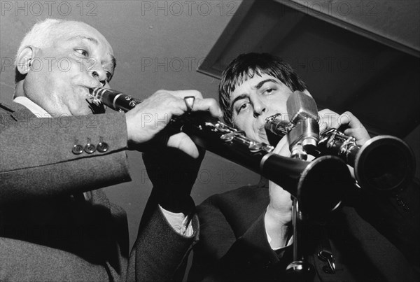 Albert Nicholas and Andy Cooper, 1967.