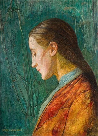 Portrait Of A Reflective Lady