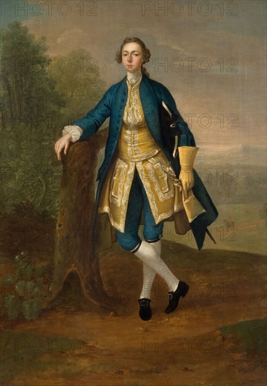 Portrait Of A Man In Blue