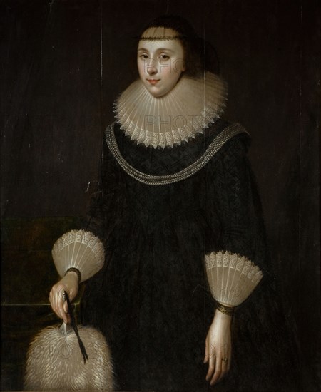 Portrait Of A Lady With A Fan