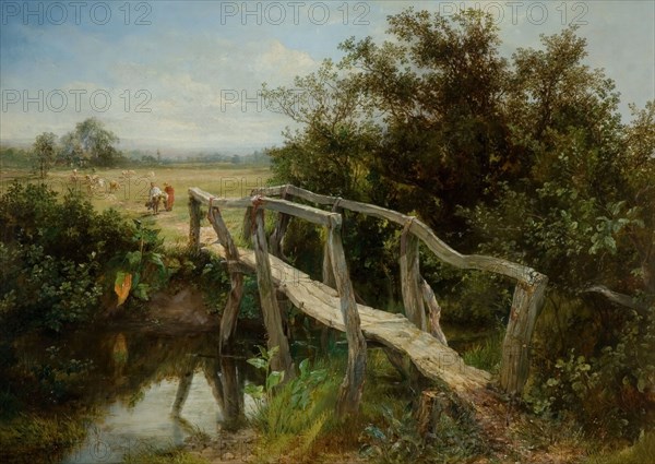 The Old Footbridge Over The River Cole At Yardley