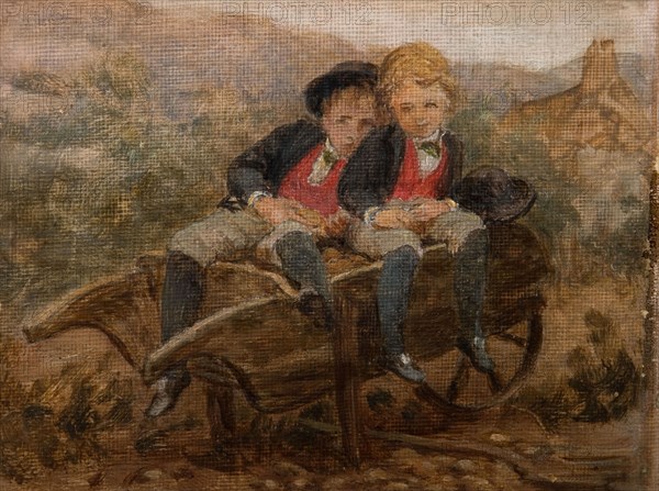 Sketch Of The Hons. Dudley And Archie Hamilton Gordon
