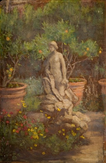 Fountain in a Garden