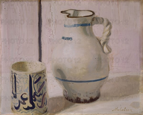 Pink Still Life With Jug