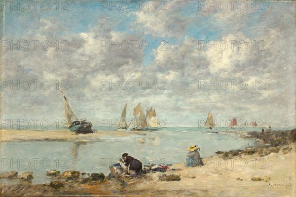 Washerwoman near Trouville