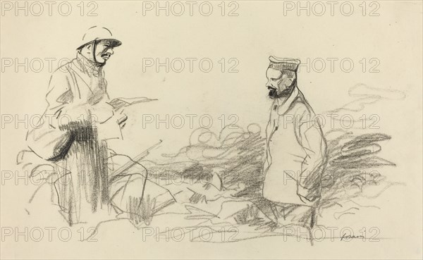 Poilu Acknowledging German Soldier