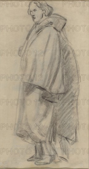 Man Wearing a Cloak [verso]