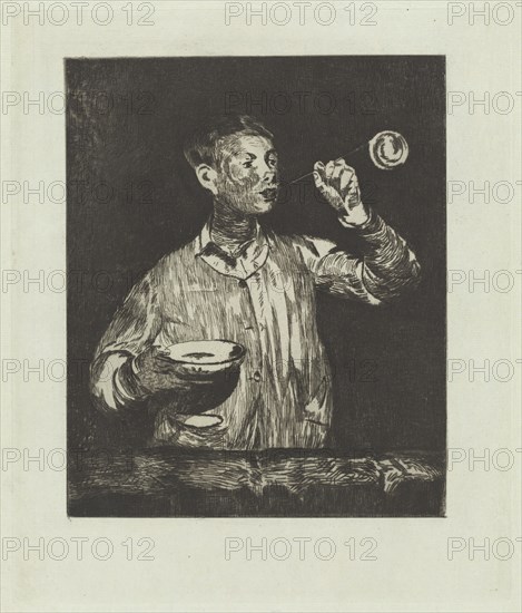 The Boy with Soap Bubbles