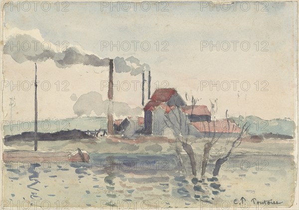 Factory on the Oise at Pontoise