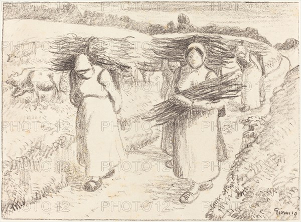 Peasants Carrying Sticks