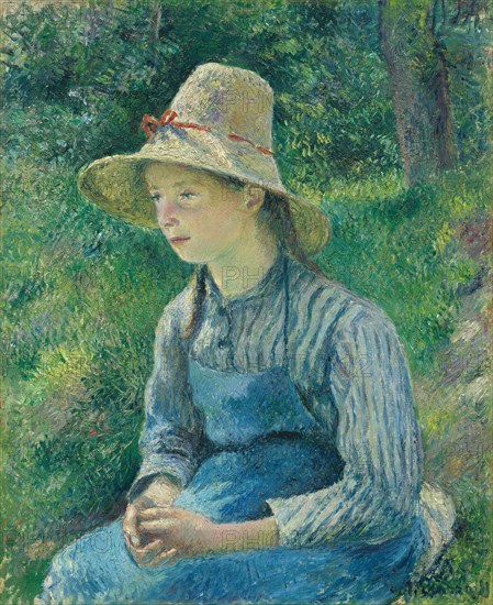 Peasant Girl with a Straw Hat