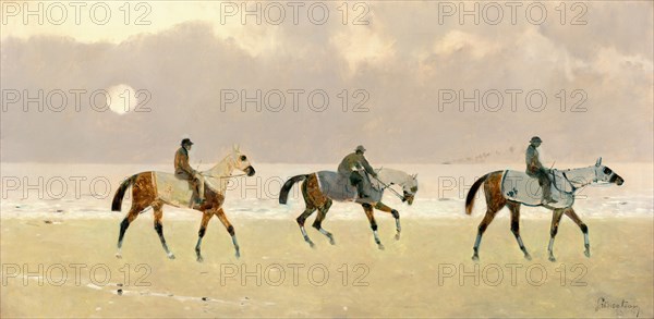 Riders on the Beach at Dieppe