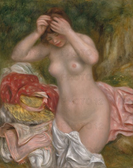 Bather Arranging Her Hair