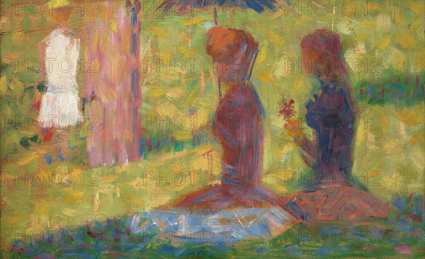 Study of Figures for "La Grande Jatte"