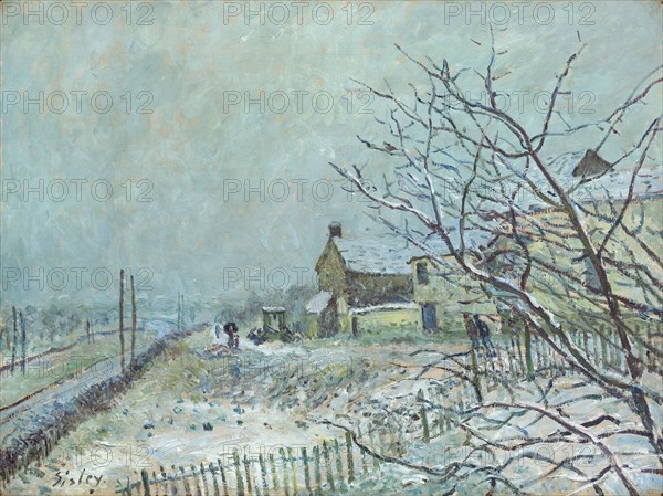 First Snow at Veneux-Nadon