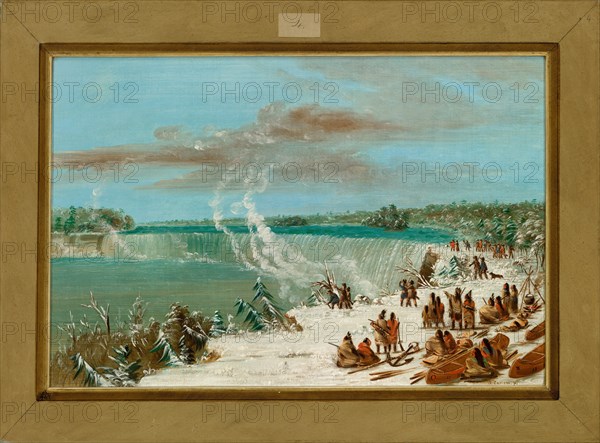 Portage Around the Falls of Niagara at Table Rock