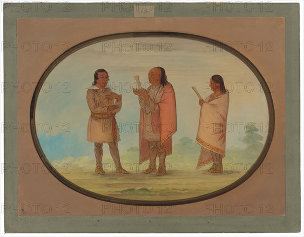 Kickapoo Indians Preaching and Praying