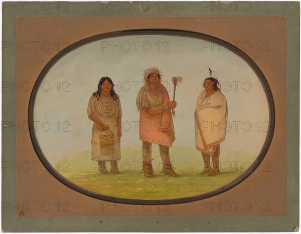 Three Piankeshaw Indians