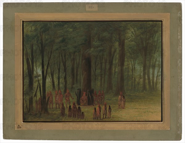 Funeral of Black Hawk - Saukie